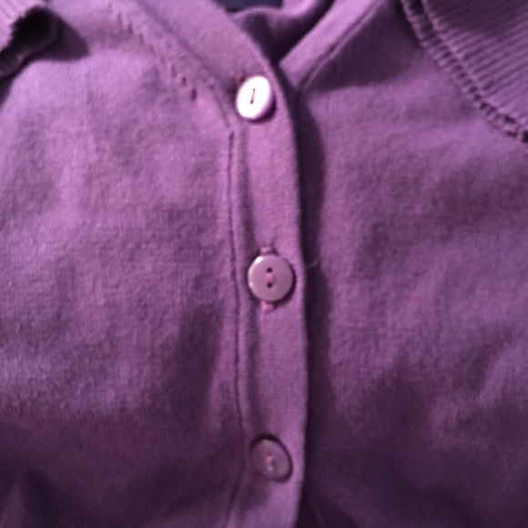 APT 9 button up sweater shirt sleeve size Large - Picture 6 of 8